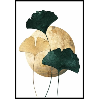 Obraz v ráme Zelené ginkgo, 70 × 50 cm, OB-14114