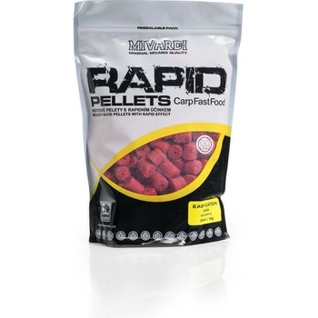 Mivardi Pelety Rapid Easy Catch Jahoda 2,5 kg 8 mm