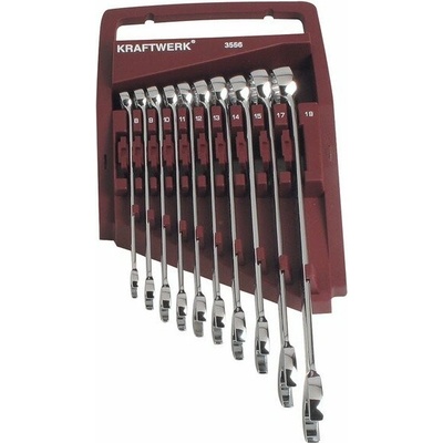 Kraftwerk Sada klíčů očkoplochých 8-19mm 10ks - klip KR-3556