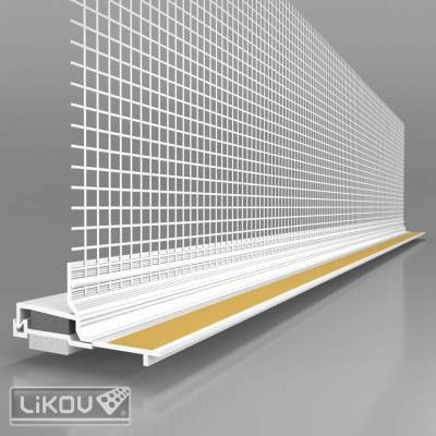 LIKOV s.r.o. Lišta okenní začišťovací 3D LS3-300 2400/VERTEX (bal. 48 m)