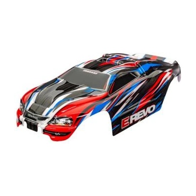 Traxxas каросерия E-Revo 1: 16 червено-синя