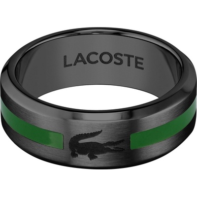 Lacoste černý prsten Stencil 2040084 – Zboží Dáma