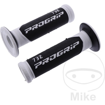 ProGrip gumové rukojeti černé/bílé tloušťka 22/25 mm. délka 125 mm zavřené