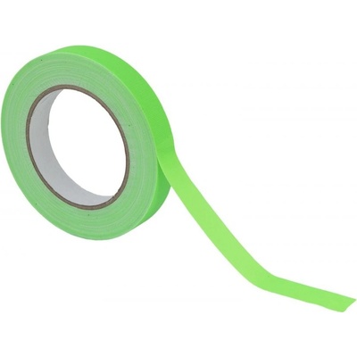 Gaffa páska UV aktívna neonovo zelená 19 mm x 25 m