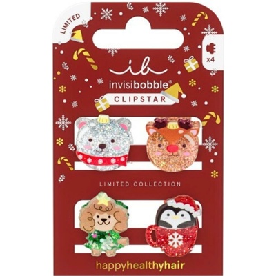 Skřipeček do vlasů Clipstar Kids Sparkle in a Cup 4 ks