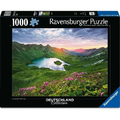 Ravensburger Пъзел Ravensburger от 1000 части - Планинско езеро в Алгой (12001768)