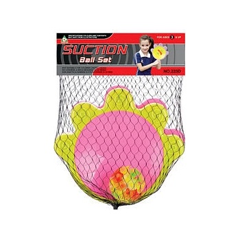 Chytanie loptičky s prísavkami