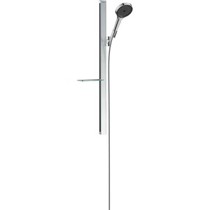 Hansgrohe Rainfinity - Комплект с душ-глава 130, 3jet, душ-щанга 90 см и маркуч, EcoSmart, хром 27672000 (27672000)