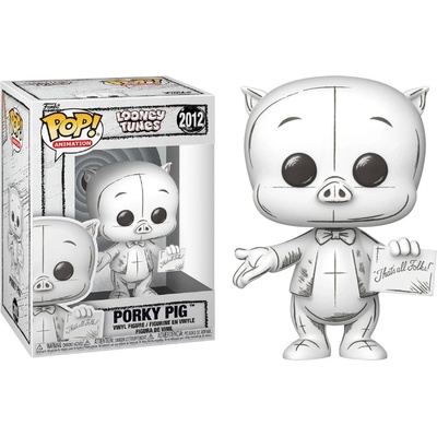 Funko Pop! 2012 Looney Tunes Porky Pig - Sketched