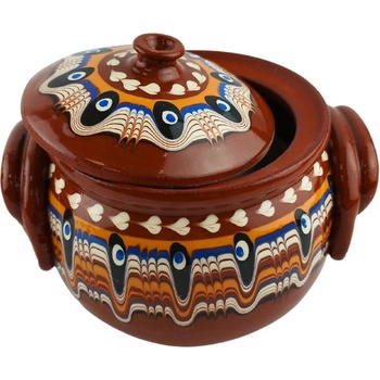 Image 1 of ГЮВЕДЖЕ С КАПАК ТРОЯНСКА КЕРАМИКА 700 МЛ