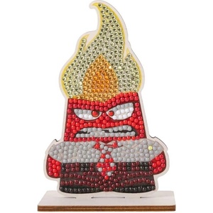 Craft Buddy Комплект за диамантена бродерия, Craft Buddy, Crystal Art Buddies, Anger, 7 части