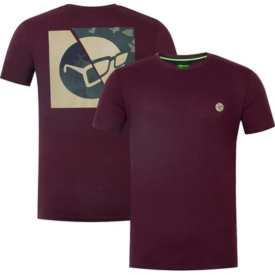 Korda Tričko LE Split Tee Burgundy