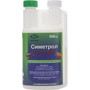 Англия Симетрол Супер ЕВ за дървеници, бълхи и хлебарки - 500 мл (101020-901)