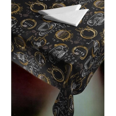 Forbyt Ubrus s nešpinivou úpravou Perfect Coffee 140x180 cm