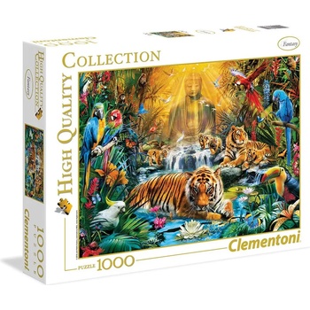 Image 1 of Clementoni Пъзел 1000 части Mystic Tigers Клементони Clementoni 39380