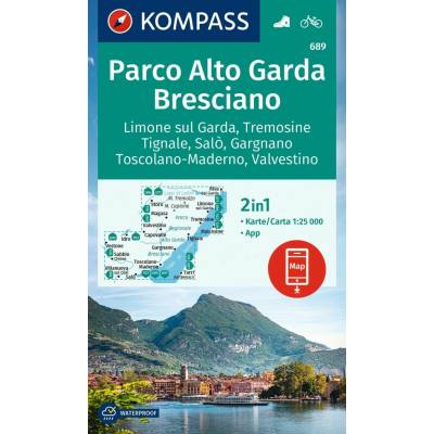 689 Parco Alto Garda Bresciano 1: 25 000 KOMPASS