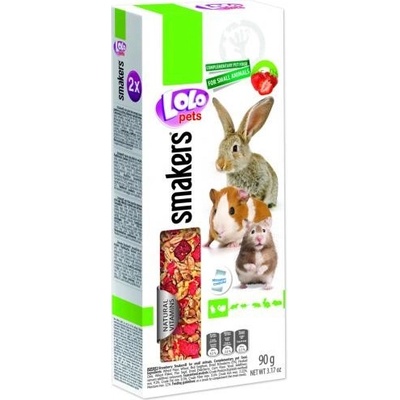 LOLO Krmivo Hlodavec jahodové SMAKERS 2 klasy 90 g – Zboží Dáma LOLO Krmivo Hlodavec jahodové SMAKERS 2 klasy 90 g – Zboží Dáma