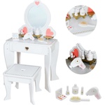 Pepita Дървена тоалетка за момичета Pepita с аксесоари - white (W08H102B)