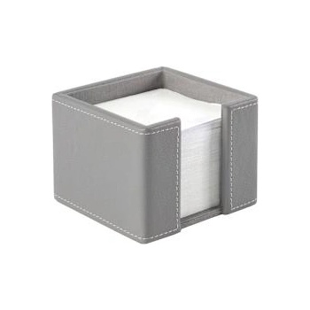 OSCO Поставка за кубче кожа сива