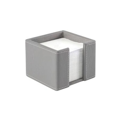 OSCO Поставка за кубче кожа сива