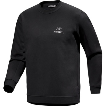 Arc'teryx Мъжки поларен пуловер Arc'teryx Emblem Fleece Crew Jumper - Black - размер S (017-4200-0111)