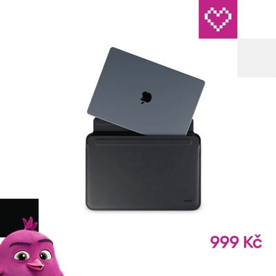 EPICO Kožený obal pro Apple MacBook Pro 14" - černý 9911141300034