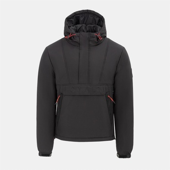 Loyalti Яке Loyalti Men's Vision Long Sleeve Half Zip Bomber Jacket - Black