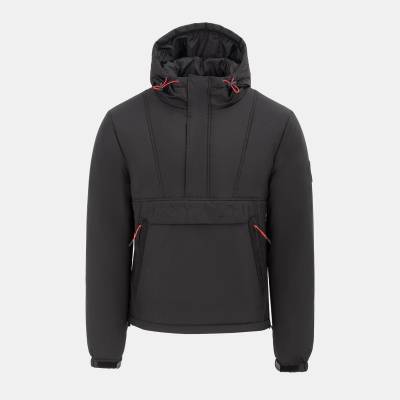 Loyalti Яке Loyalti Men's Vision Long Sleeve Half Zip Bomber Jacket - Black