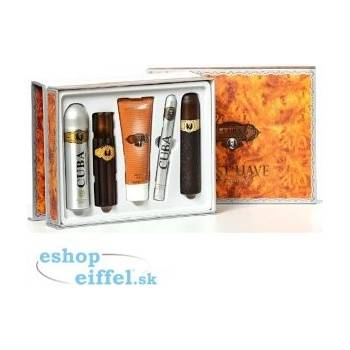 Cuba Gold EDT 100 ml + voda po holení 100 ml + sprchový gél 200 ml + dezodorant 200 ml + EDT 35 ml darčeková sada