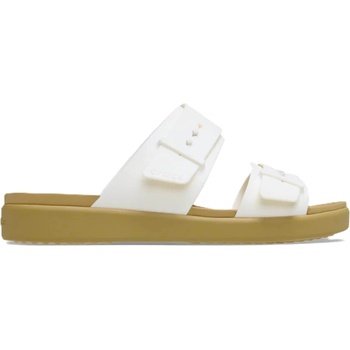 Crocs Сандали Crocs Women's Brklyn Bkl Low Flat Sandals - Chalk/Tan