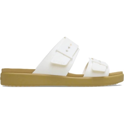 Crocs Сандали Crocs Women's Brklyn Bkl Low Flat Sandals - Chalk/Tan