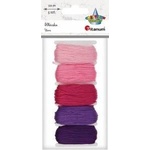 TITANUM Threads 10m pink tones 5 colors
