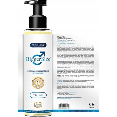 Medica-Group BiggerSize Gel 150 ml