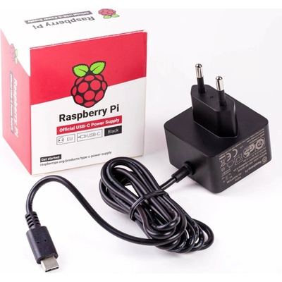 Raspberry Pi® RB-NETZTEIL4-B zásuvkový napájecí adaptér, stálé napětí Vhodné pro (vývojové sady): Raspberry Pi Výstupní proud (max.) 3000 mA 1 x USB-C® zástrčka – Zboží Mobilmania