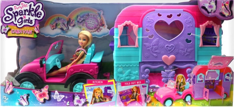 Alltoys Sparkle Girlz Auto s karavan Sparkle Girlz s panenkou Heureka.cz