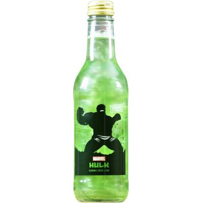 Marvel Hulk třpytivý nápoj s příchutí kyselé limetky bez cukru 330 ml