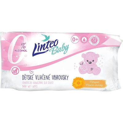LINTEO BABY VLHČENÉ UTIERKY NECHTÍK LEKÁRSKY 72 KS