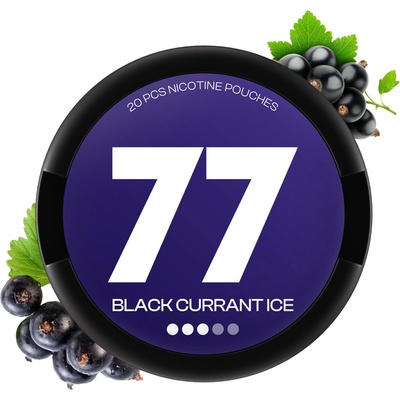 77 Pouches Black Currant 20 mg 20 sáčků – Zboží Dáma