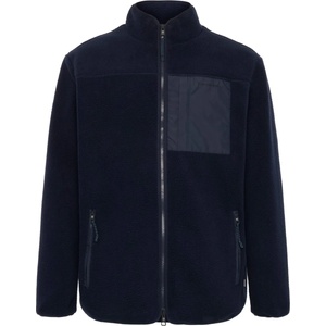 KnowledgeCotton Apparel Мъжко поларено яке Knowledgecotton apparel Everyday Adv. Nordic Light Zip FL Fleece jacket - Night Sky - размер XXL (005-6707-0315)