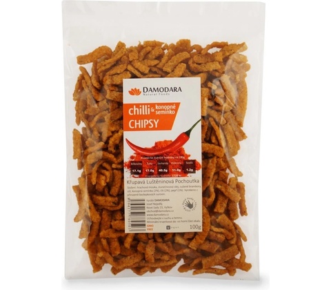 Damodara Chilli chipsy 100g