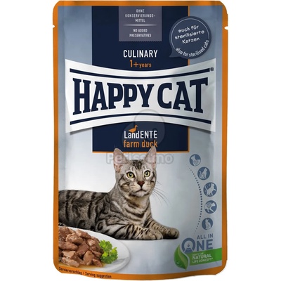 Happy Cat Culinary Land Ente - Пиле и патица 6 x 85 г