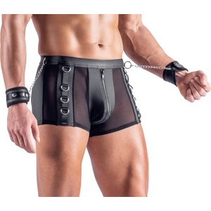 Svenjoyment Open Back Pants with Zip & Handcuffs 2133571 Black L