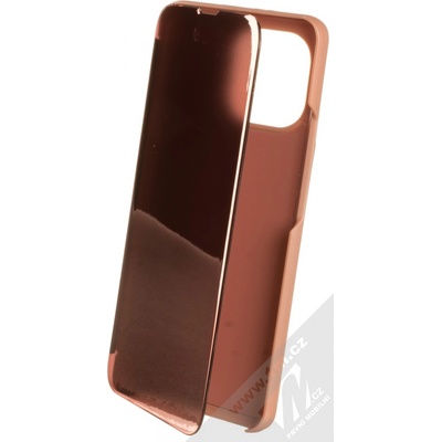 Pouzdro 1Mcz Clear View flipové Xiaomi Mi 11 růžové