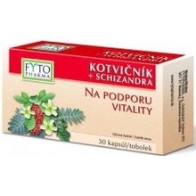 Fyto Kotvičník+Schizandra na podp.vitality 30 tobolek