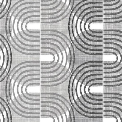 Obrus PVC 206D, metráž, 20 m x 140 cm, obloučky sivé, IMPOL TRADE