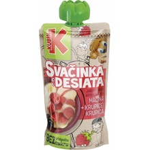 Kubík desiata ovocné pyré jablko+banán+malina+krupica 100 g