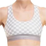 PEPPERMINT Дамски спортен сутиен PEPPERMINT Women's Signature Sports Bra - Damier Agate (114-3733-0512)