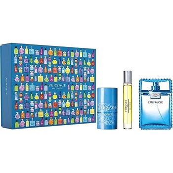Versace Man Eau Fraiche подаръчен комплект с тоалетна вода 100мл за мъже 1 бр