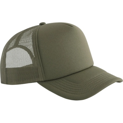 Beechfield B 634R 5 panelová pěnová COT530634e1499-olive green Olivová