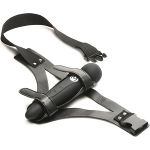 XR Brands Kолан за захващане на Wand масажор към тялото Thunder Strap